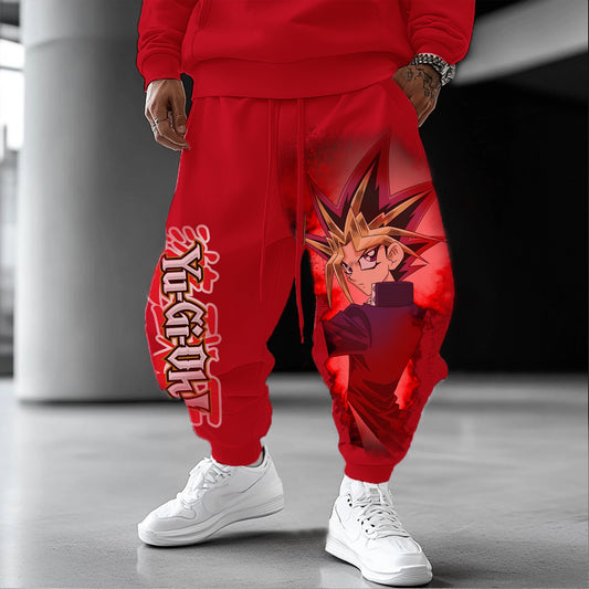Unisex  “Yu-Gi-Oh！”  Anime Style Retro Pants