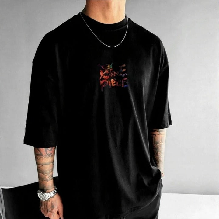 Unisex Anime Inspired Vintage T-Shirt-Anime x kingdom