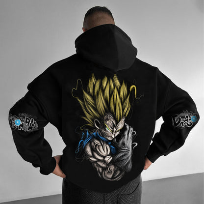 Unisex Anime Graphic Streetwear Vintage Hoodie