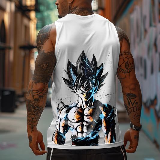 Unisex Anime Graphic Streetwear Vintage Gym Tank Top