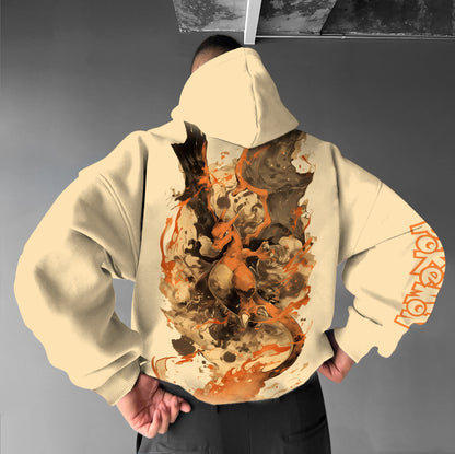 Unisex Anime Graphic Streetwear Vintage Hoodie