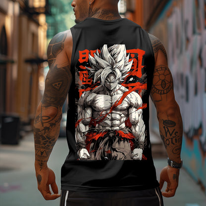 Unisex Anime Graphic Streetwear Vintage Gym Tank Top