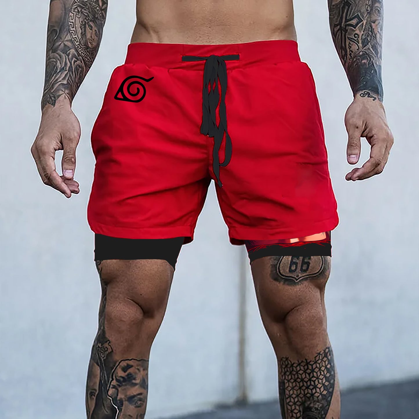 Unisex  Casual Anime Streetwear Shorts-comicclothing