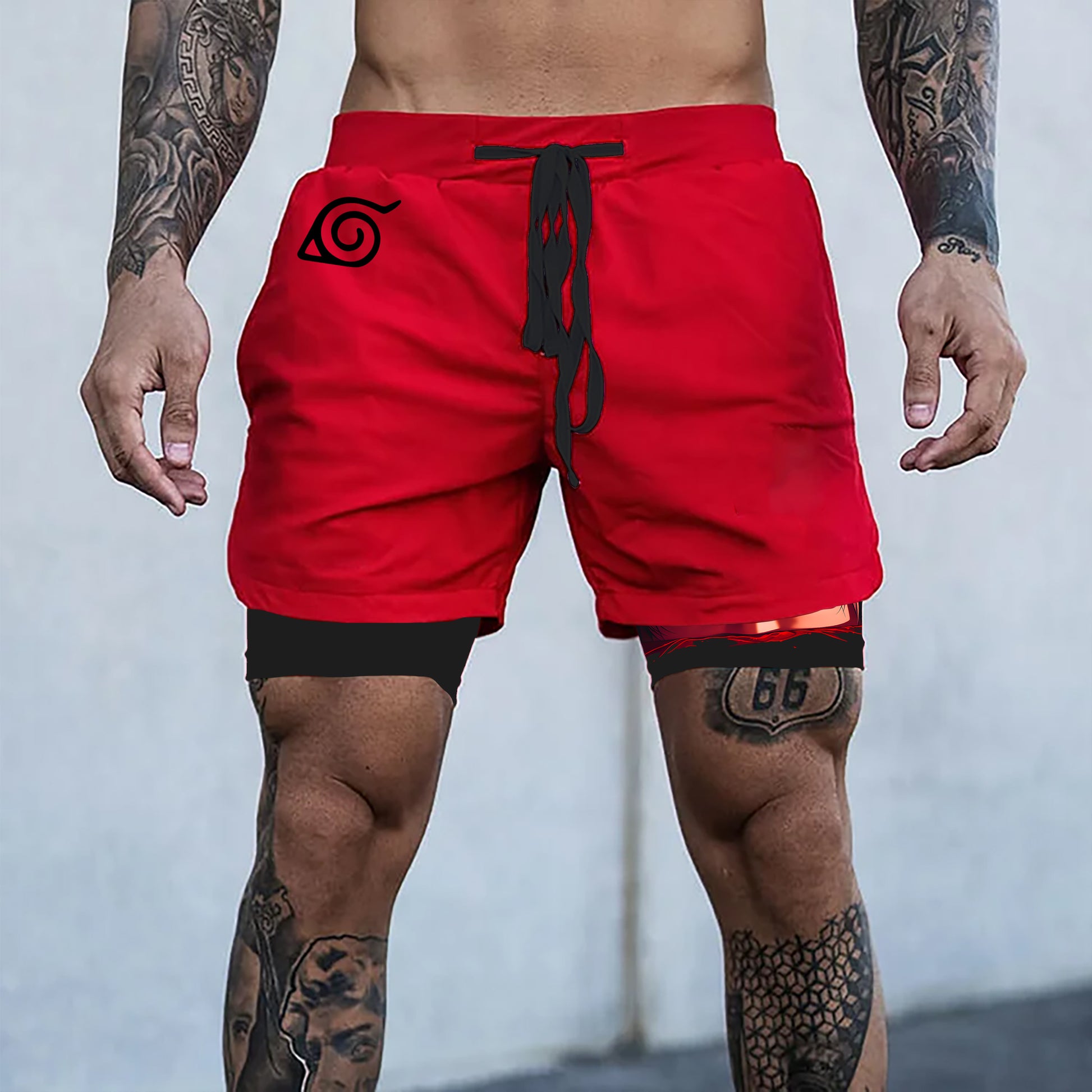 Unisex  Casual Anime Streetwear Shorts-comicclothing