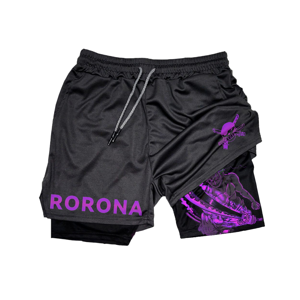 Anime Performance Gym Shorts-comicclothing