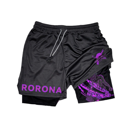 Anime Performance Gym Shorts-comicclothing