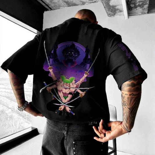 Unisex Anime Inspired Vintage T-Shirt-Anime x kingdom