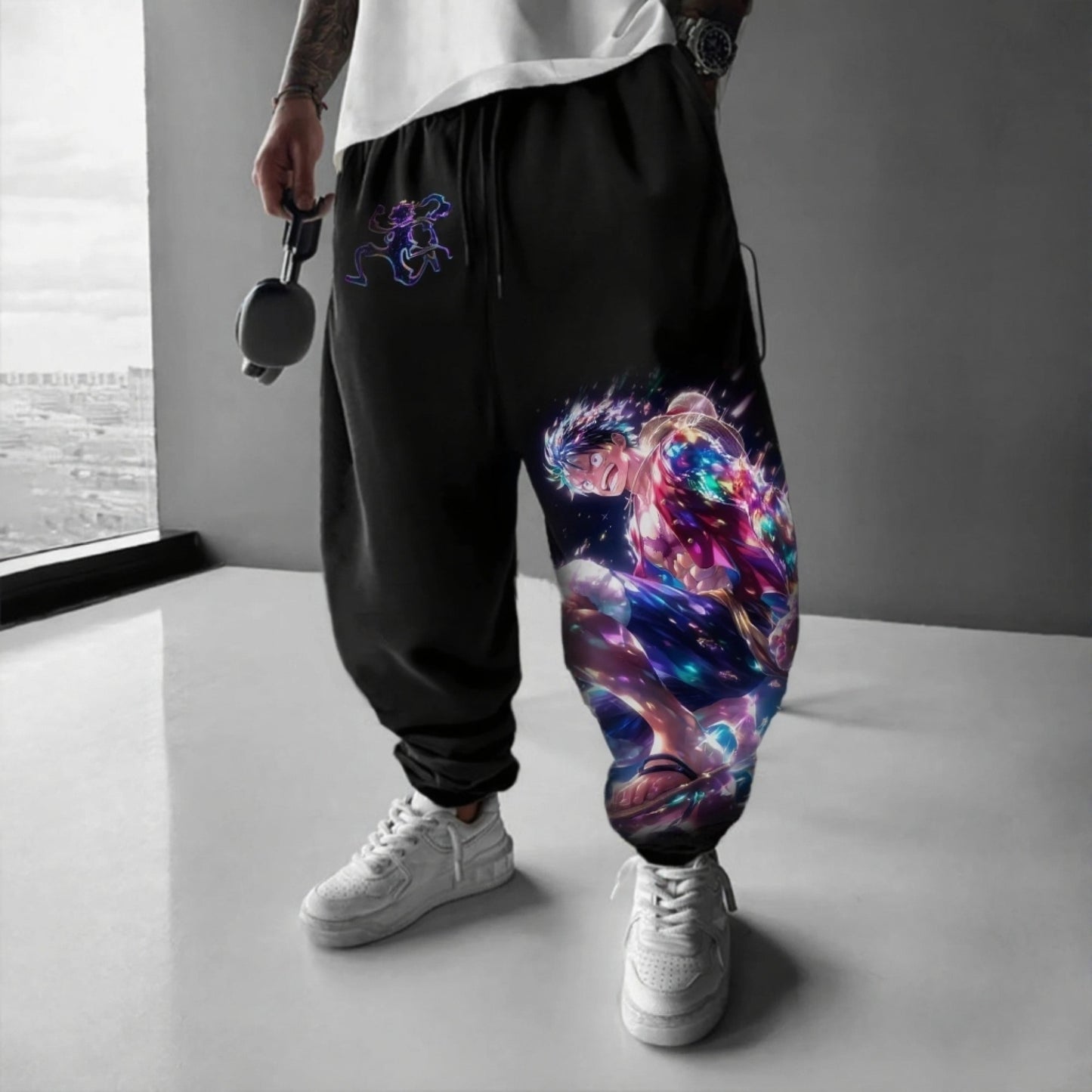 Unisex Anime Inspired Vintage Pants-Anime x kingdom