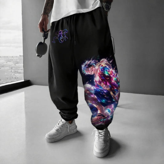 Unisex Anime Inspired Vintage Pants-Anime x kingdom