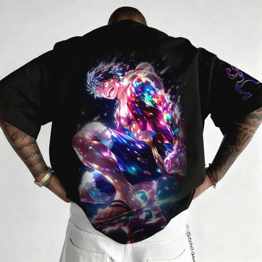 Unisex Anime Inspired Vintage T-Shirt-Anime x kingdom