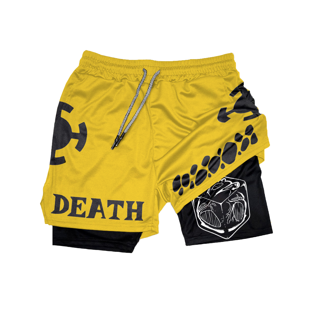 Law Anime Gym Performance Shorts-comicclothing