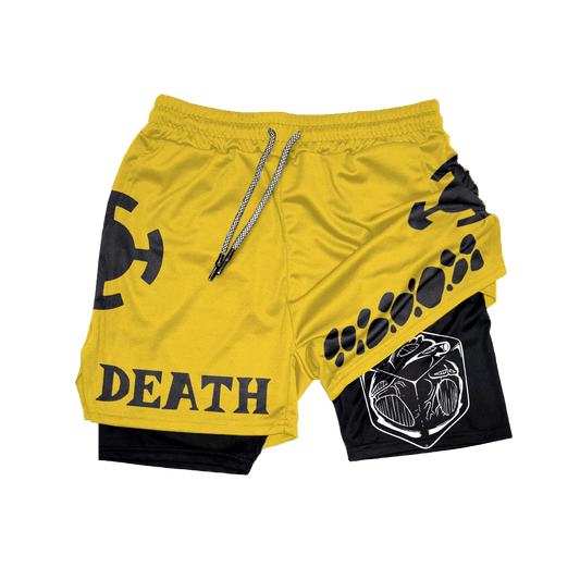 Law Anime Gym Performance Shorts-comicclothing