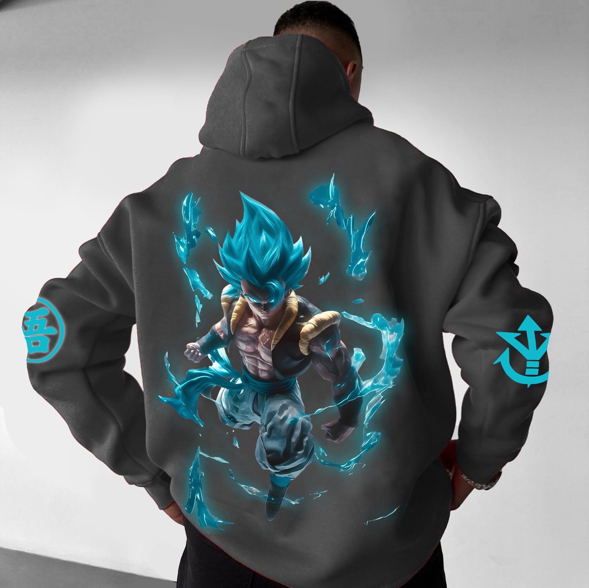 Unisex Anime Print  Casual Oversized Hoodie