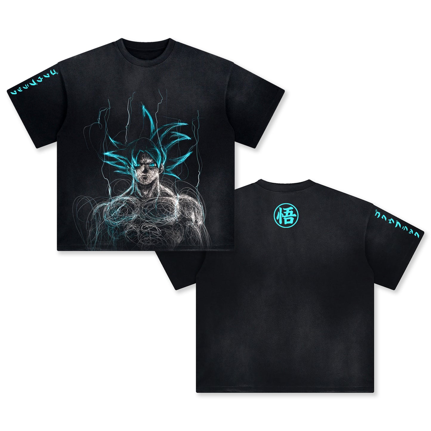 Unisex Anime Inspired Vintage T-Shirt