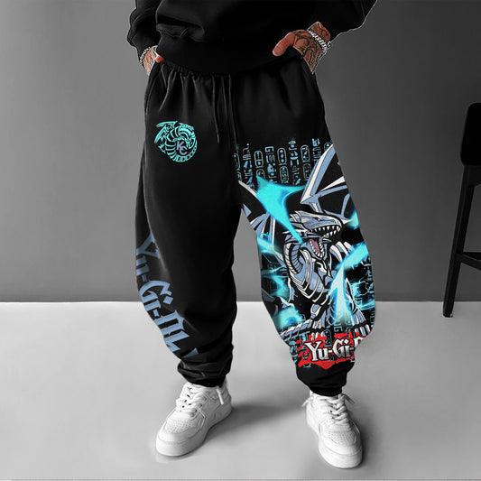 Unisex  “Yu-Gi-Oh！”  Anime Style Retro Pants