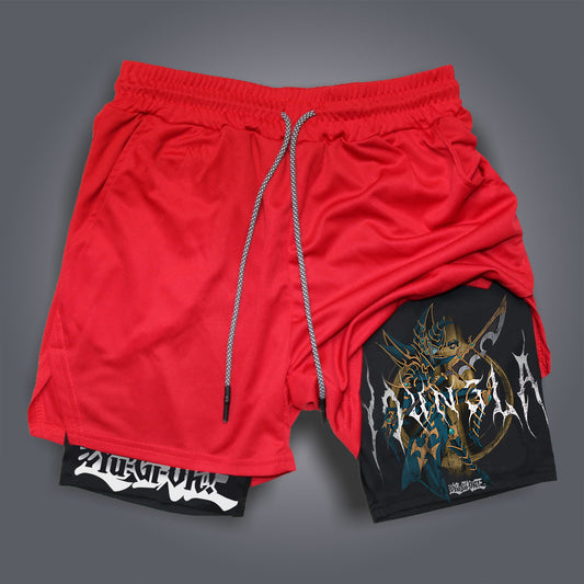 Unisex "Yu-Gi-Oh!" Anime Style Retro Shorts-comicclothing