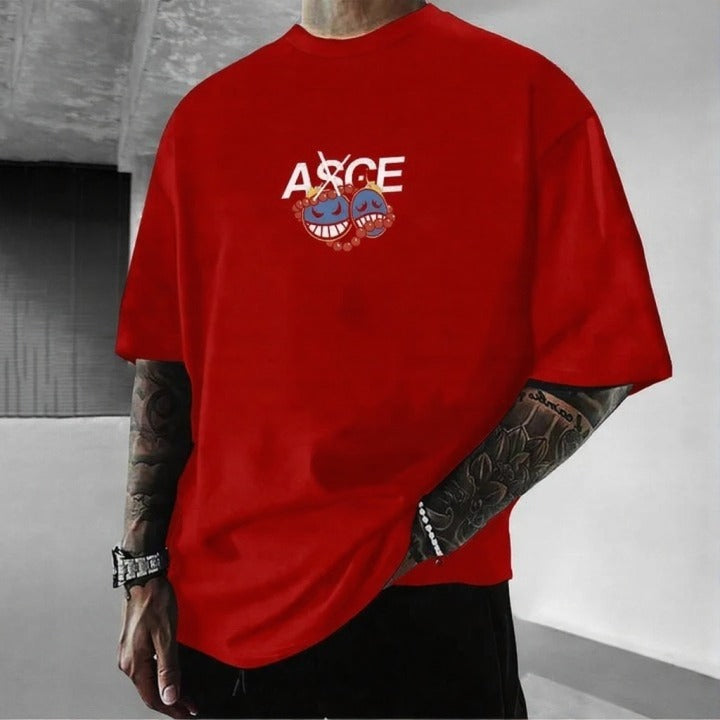 Unisex Anime Inspired Vintage T-Shirt-Anime x kingdom