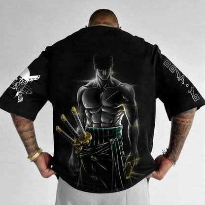 Unisex Anime Inspired Vintage T-Shirt-Anime x kingdom