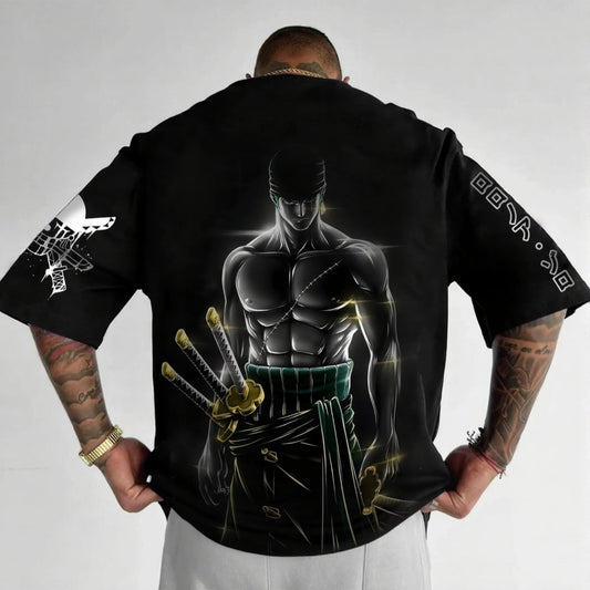 Unisex Anime Inspired Vintage T-Shirt-Anime x kingdom