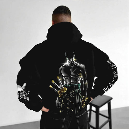 Unisex Anime Graphic Streetwear Vintage Hoodie-Anime x kingdom