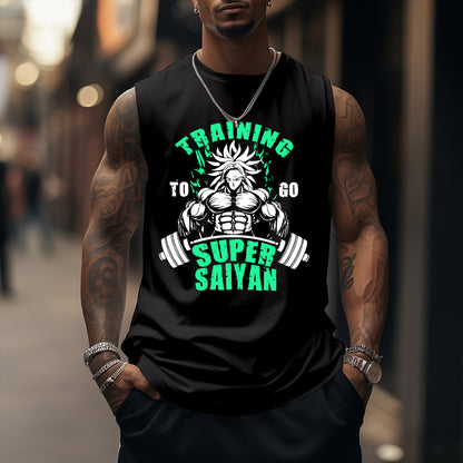 Unisex Anime Graphic Streetwear Vintage Gym Tank Top