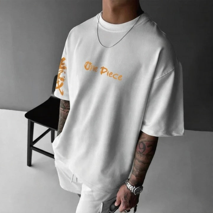 Unisex Anime Inspired Vintage T-Shirt-Anime x kingdom