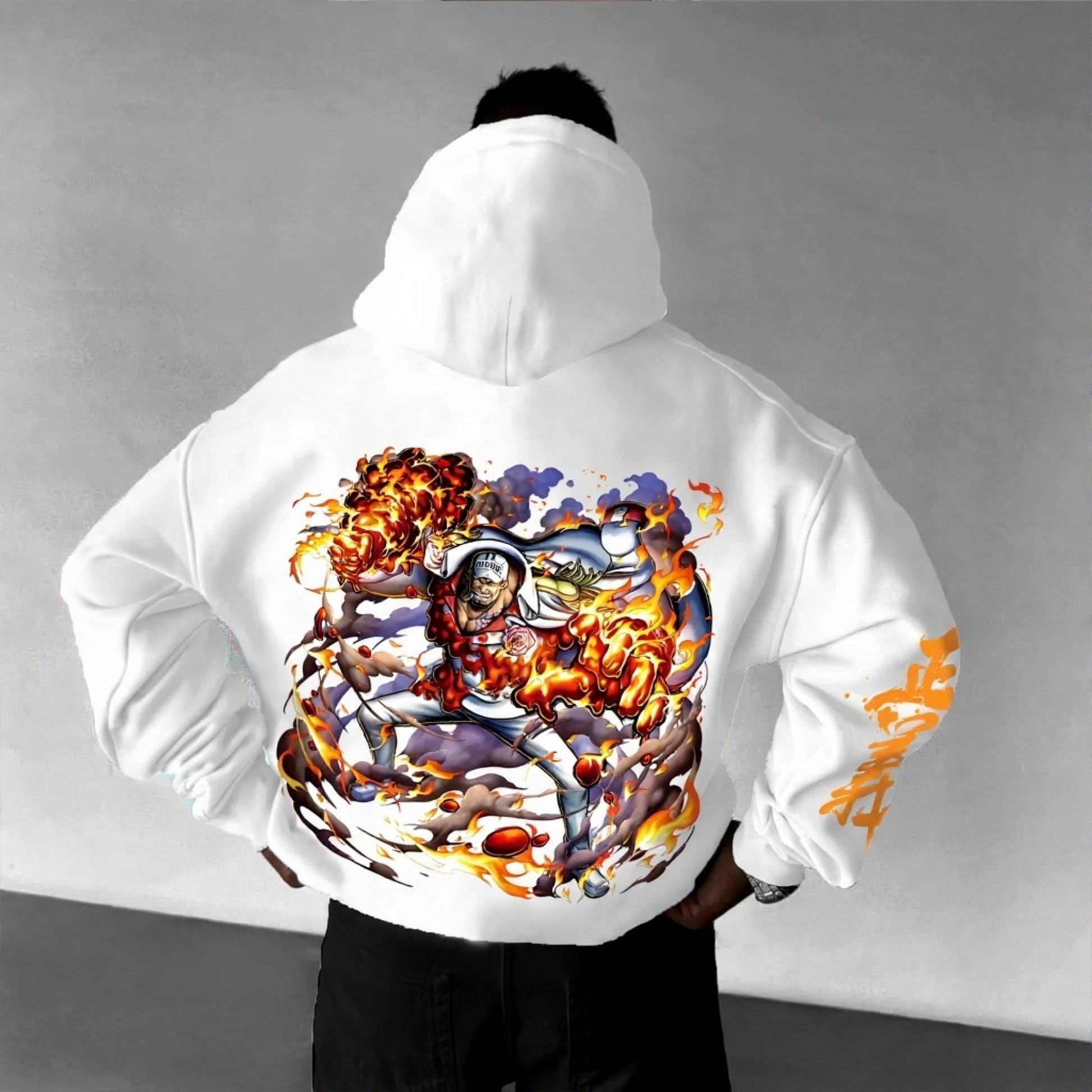 Unisex Anime Graphic Streetwear Vintage Hoodie-Anime x kingdom