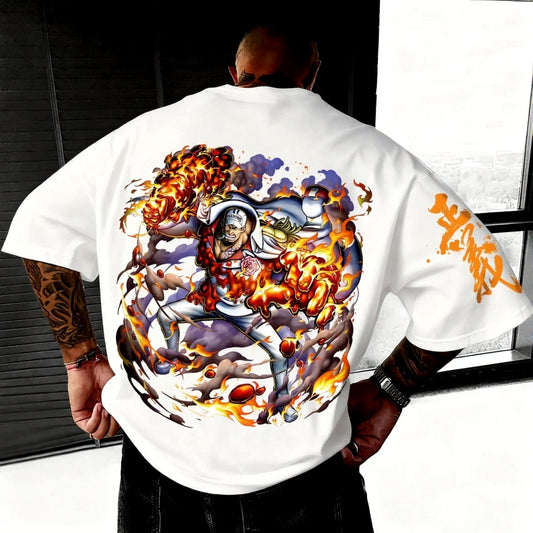 Unisex Anime Inspired Vintage T-Shirt-Anime x kingdom
