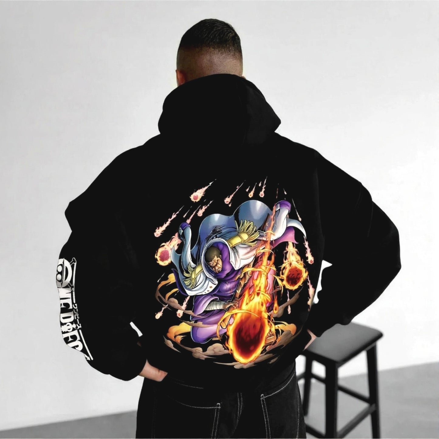 Unisex Anime Graphic Streetwear Vintage Hoodie-Anime x kingdom