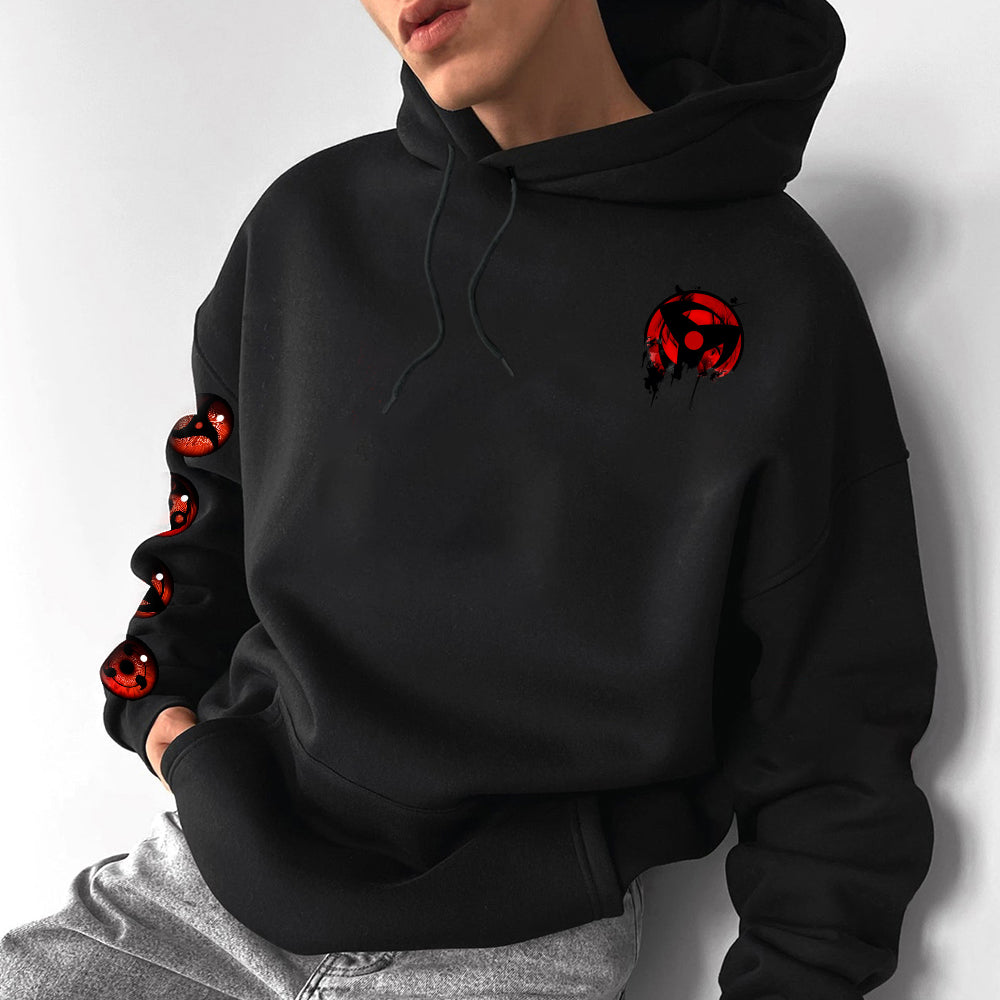Oversized Unisex Anime Print Hoodie-comicclothing