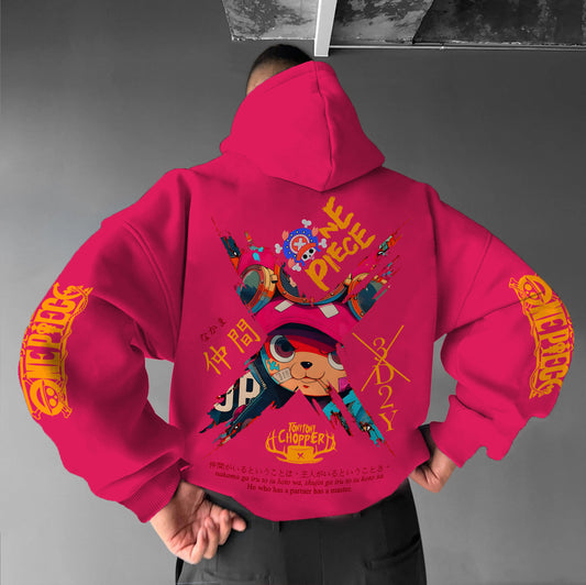 Unisex Anime Graphic Streetwear Vintage Hoodie-Anime x kingdom