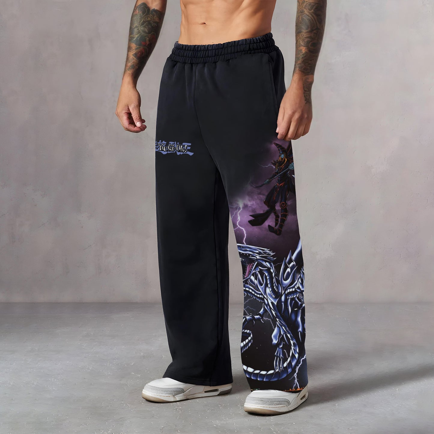 Unisex "Yu-Gi-Oh!" Game Anime Graphic Print Pants