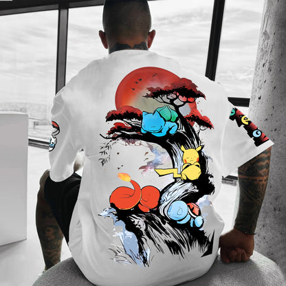 Unisex Anime Inspired Vintage T-Shirt