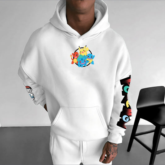 Unisex Anime Graphic Streetwear Vintage Hoodie