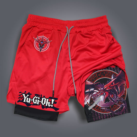 Unisex "Yu-Gi-Oh!"  Anime Style Retro Shorts