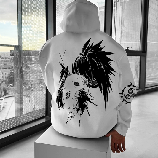 Unisex Oversized  Anime “Anime”  Print Hoodie-comicclothing