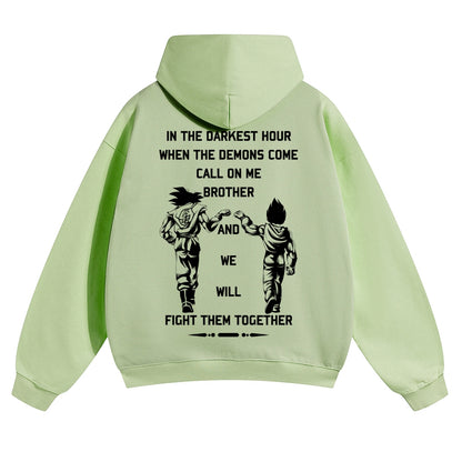 Unisex Anime Graphic Streetwear Vintage Hoodie