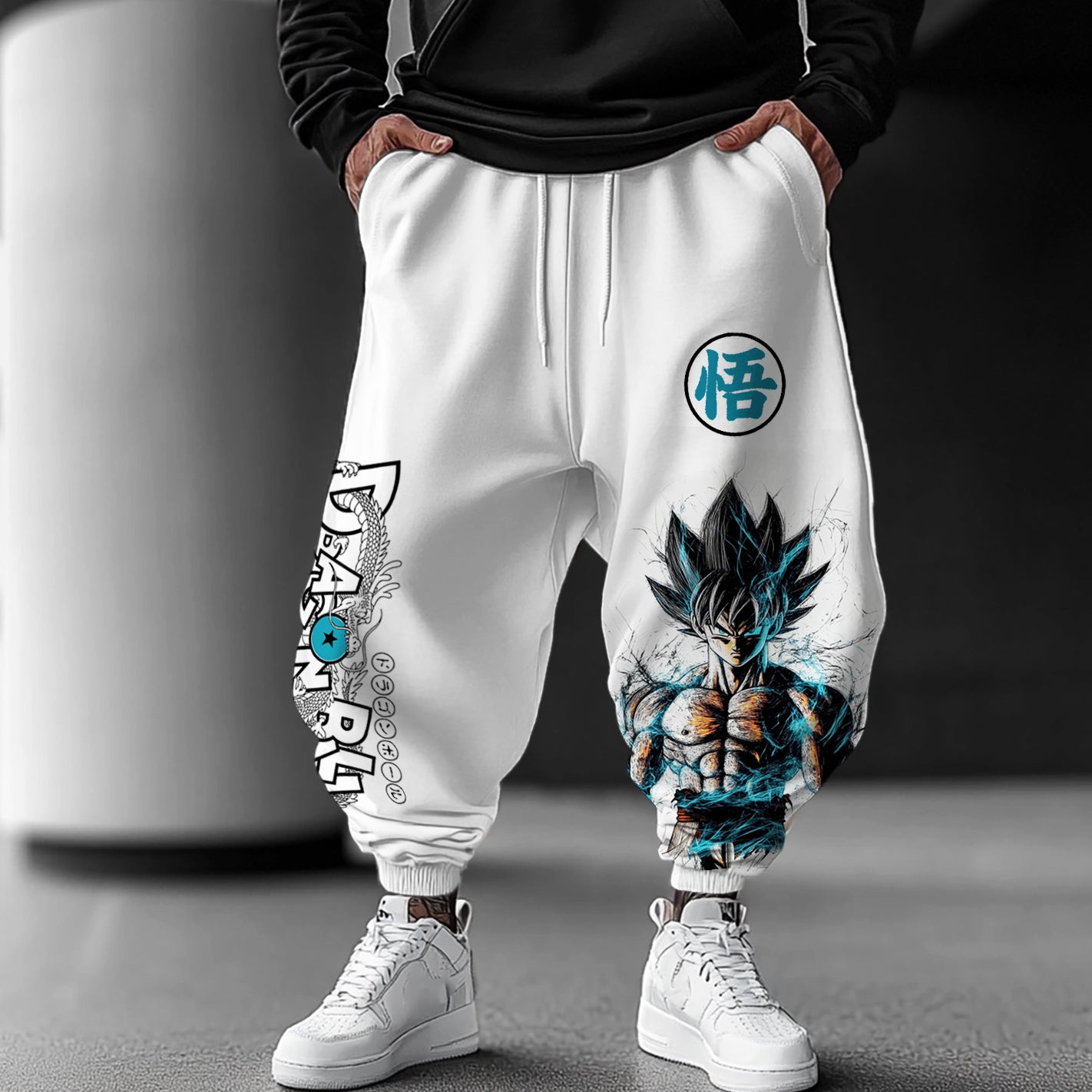 Unisex Oversized Anime Casual Harem Pants