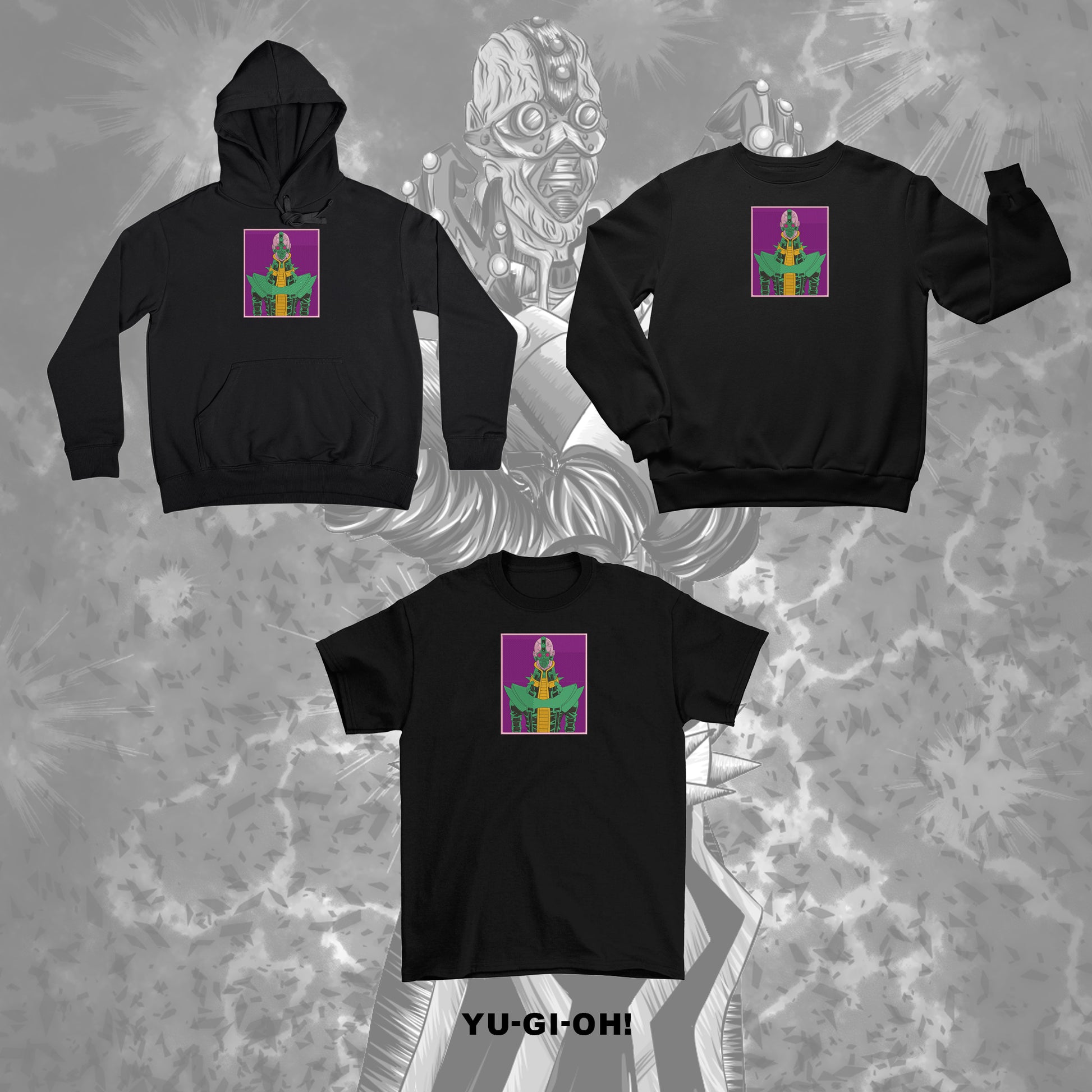 Unisex "Yu-Gi-Oh!" Anime Embroidered Top