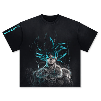 Unisex Anime Inspired Vintage T-Shirt