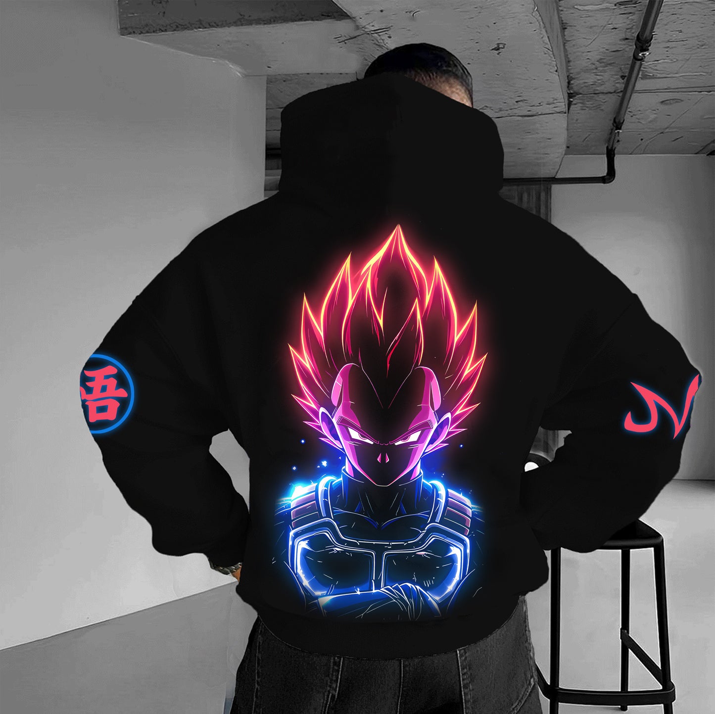 Unisex Anime Graphic Streetwear Vintage Hoodie