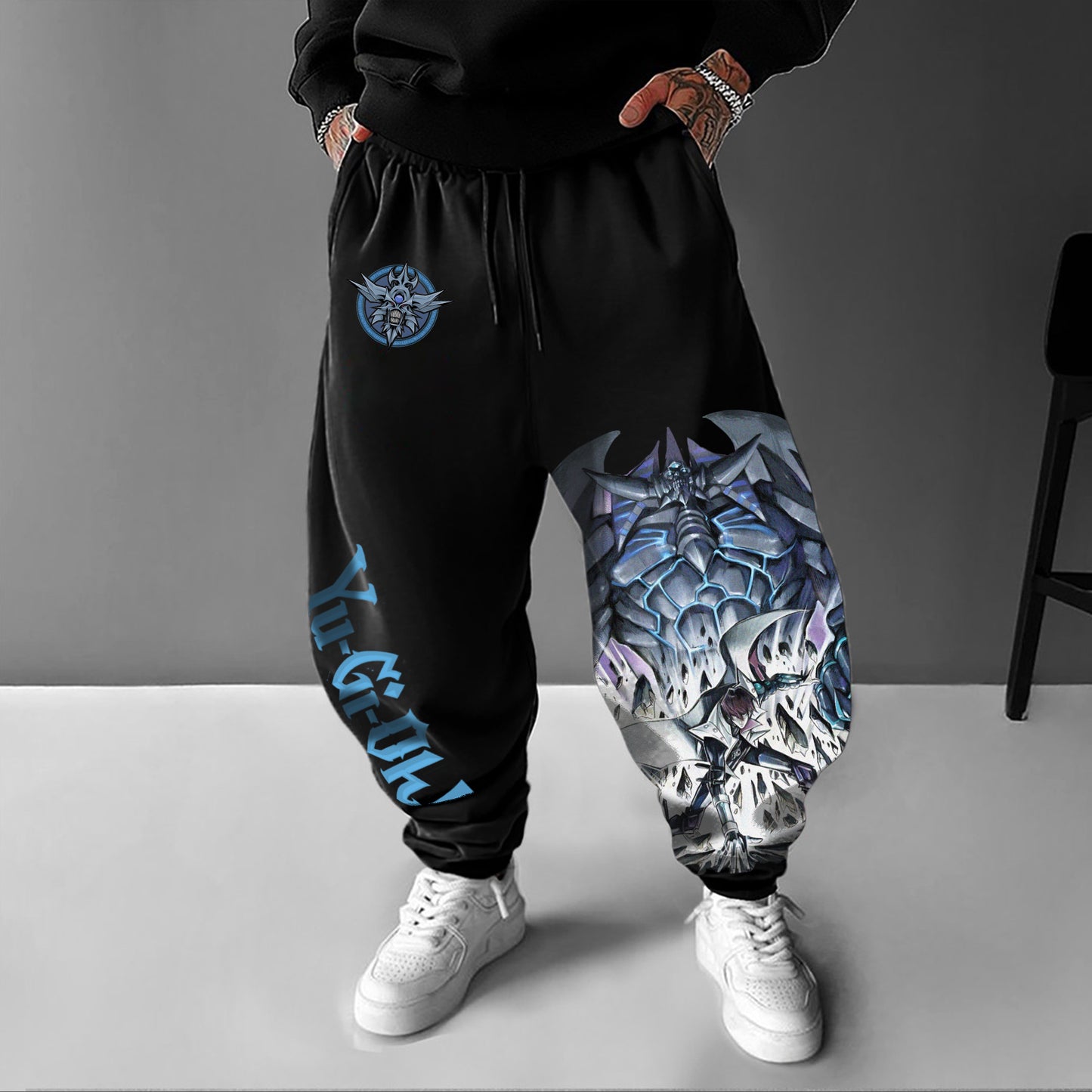 Unisex  “Yu-Gi-Oh！”  Anime Style Retro Pants