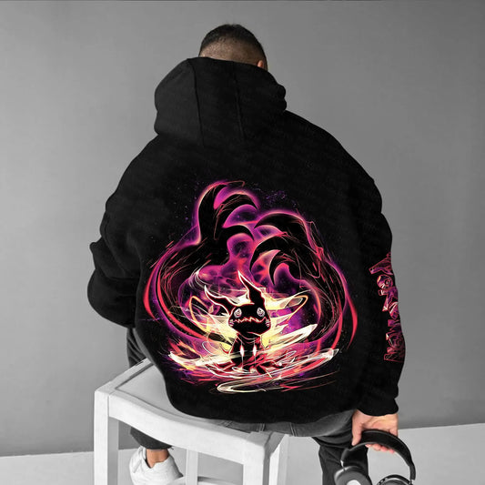 Unisex  Anime Graphic Streetwear Vintage Hoodie-comicclothing