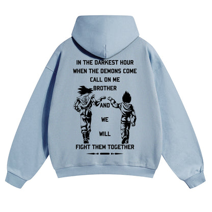 Unisex Anime Graphic Streetwear Vintage Hoodie