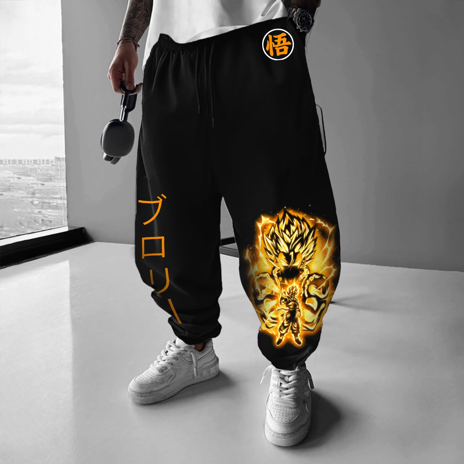 Unisex Casual Anime Streetwear Pants
