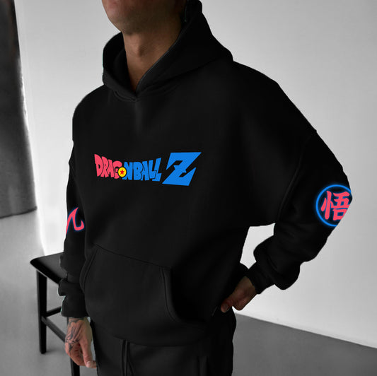 Unisex Anime Graphic Streetwear Vintage Hoodie
