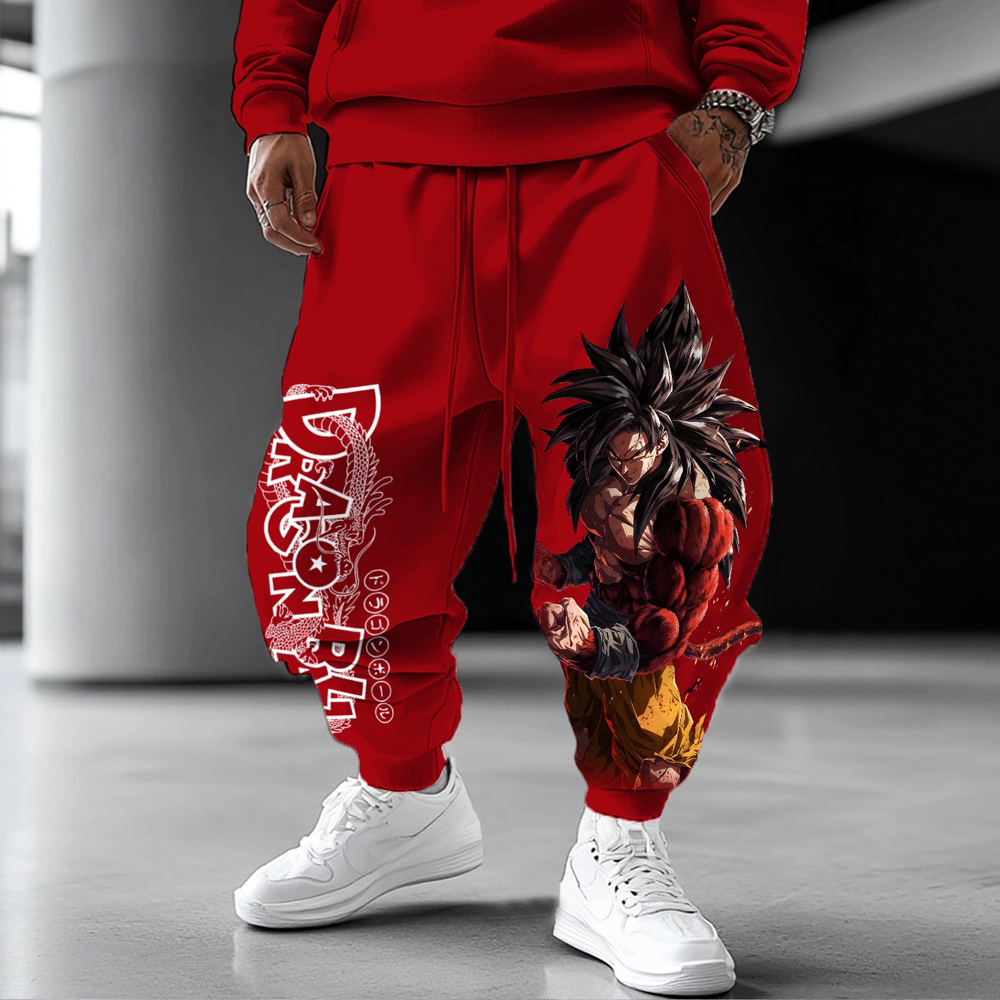 Unisex Casual Anime Streetwear Pants