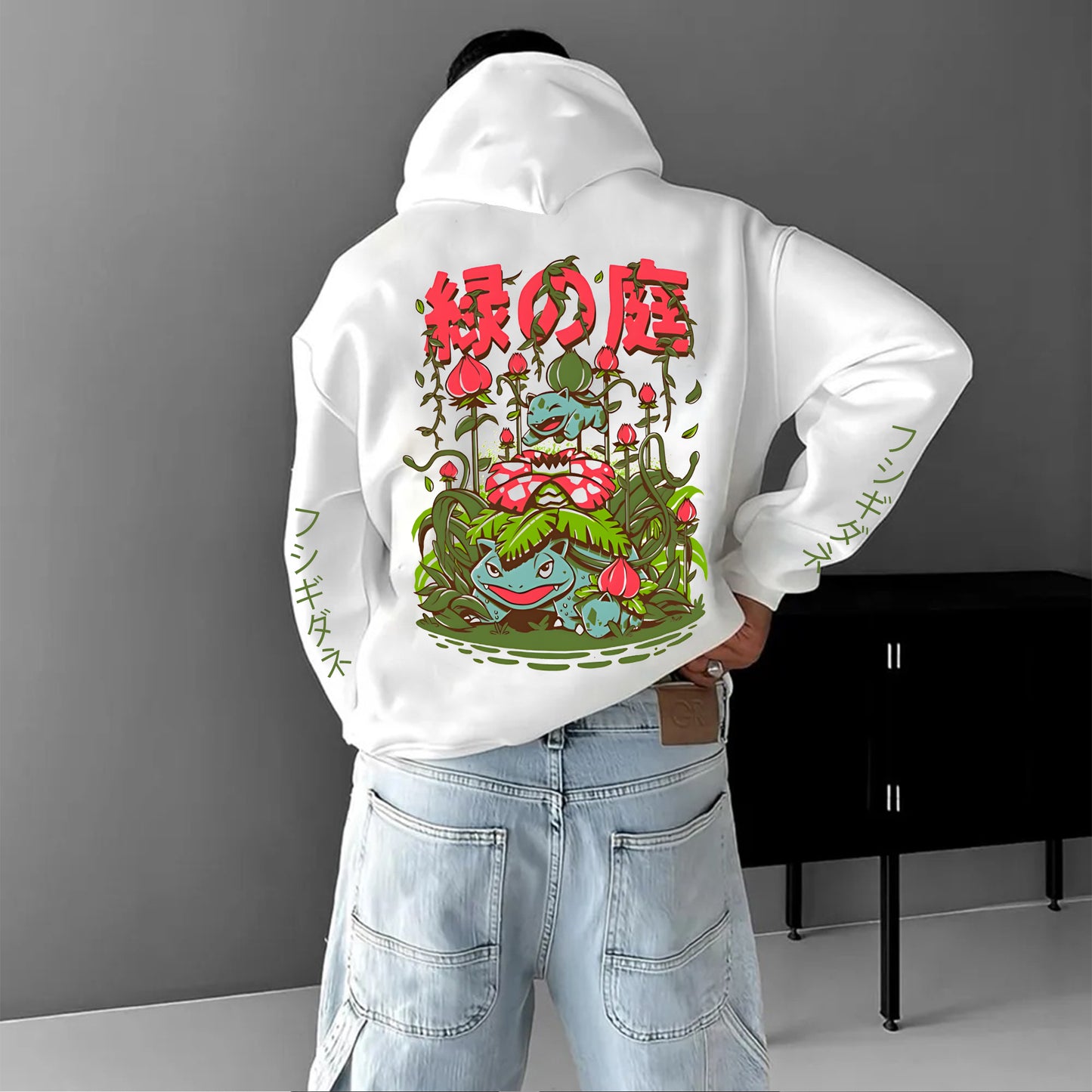 Unisex Anime Graphic Streetwear Vintage Hoodie