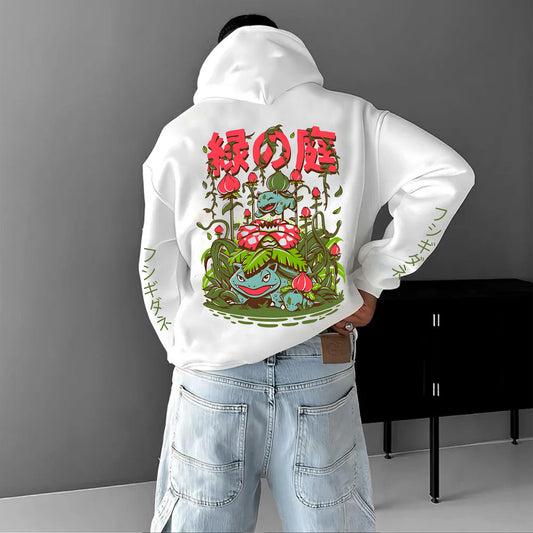 Unisex Anime Graphic Streetwear Vintage Hoodie