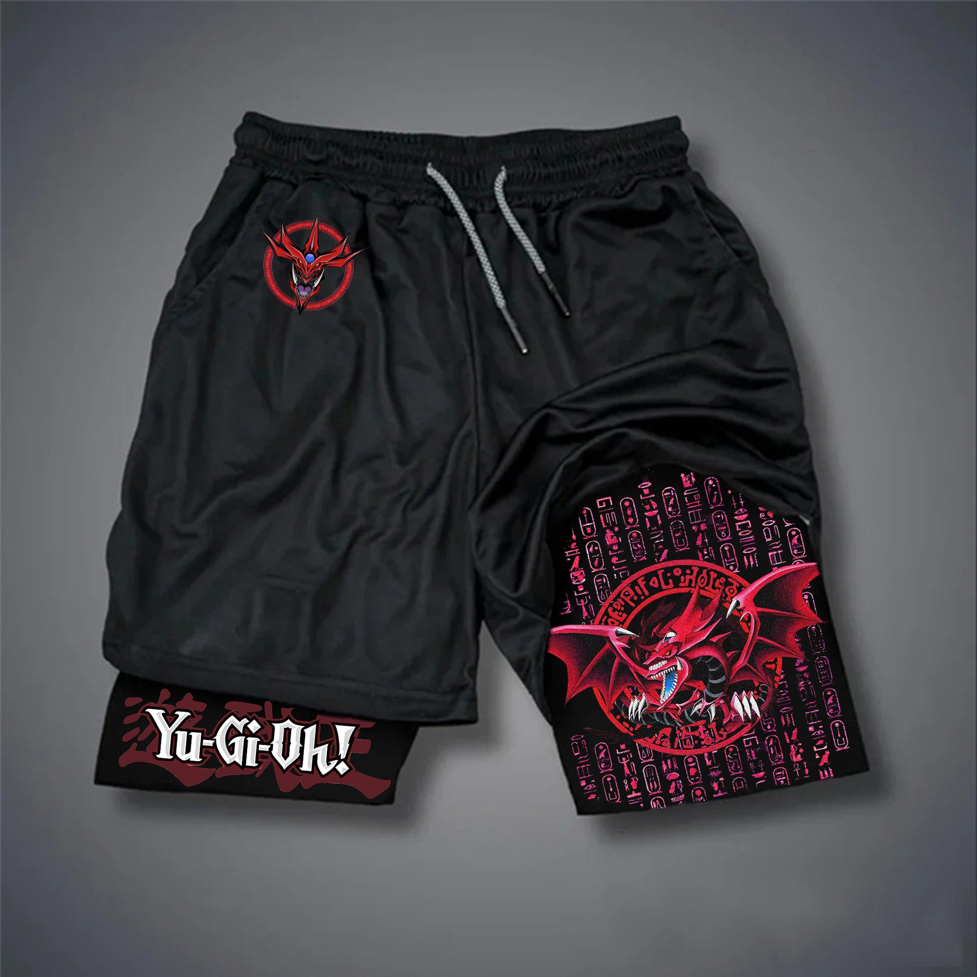 Unisex "Yu-Gi-Oh!"  Anime Style Retro Shorts